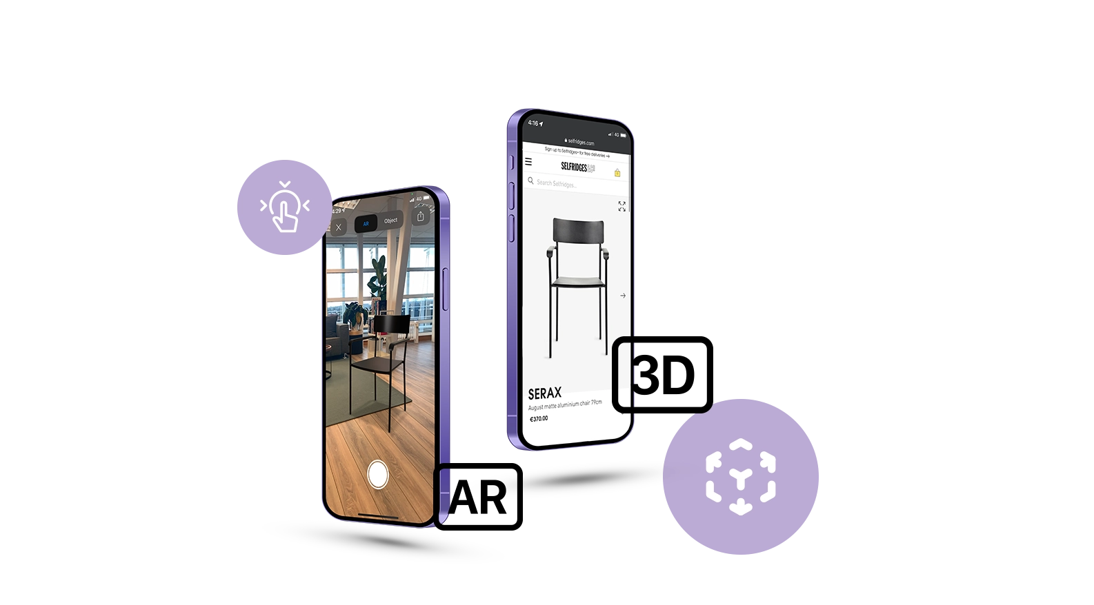 3D interactive solutions and Ar for ecommerce